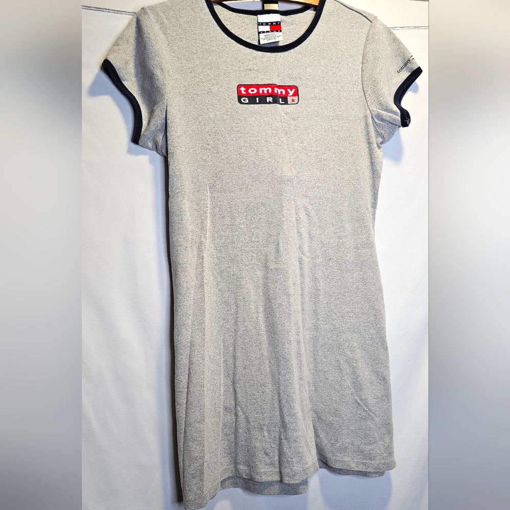 Vintage Y2k Tommy Jeans Tommy Girl jersey dress